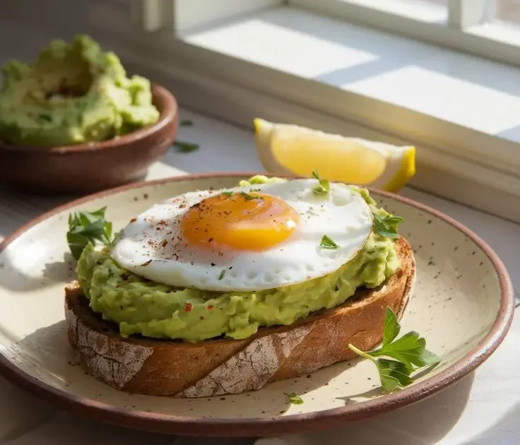 Classic Avocado Toast with egg